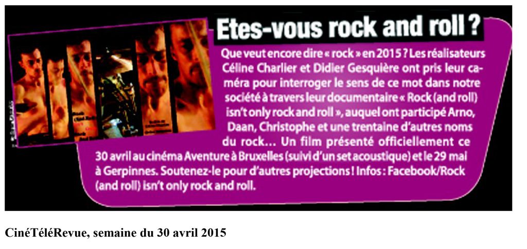 etes vous rock and roll